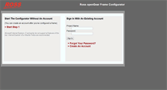 Desktop Screenshot of configurator.rossvideo.com